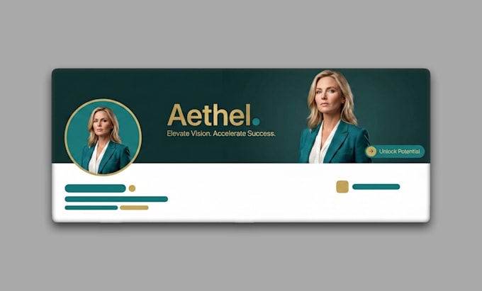 design high converting premium linkedin banner