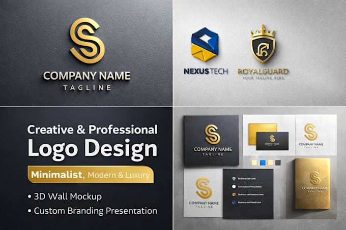 design minimalist modern luxury logo