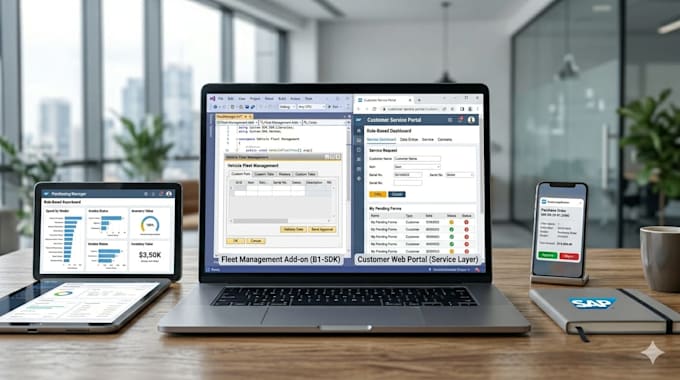 develop and customize sap solutions, add ons and portals
