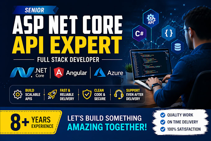 build or fix dot net core web API with clean architecture