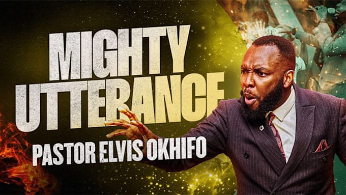 do an attractive church flyer, event poster design