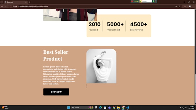 html CSS js website responsive website design