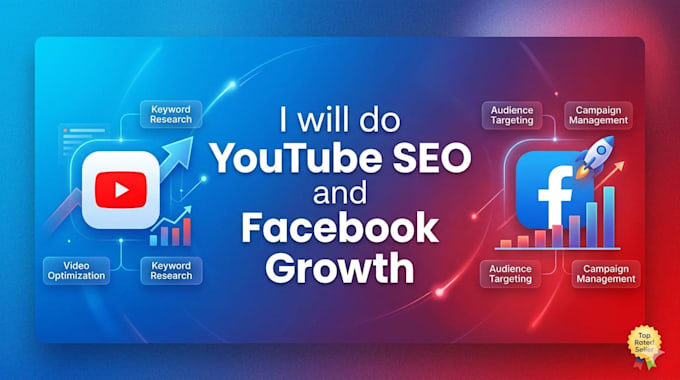 do advanced youtube SEO and facebook page
