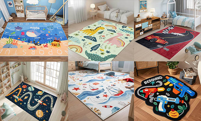 create pattern designs for rugs and carpets