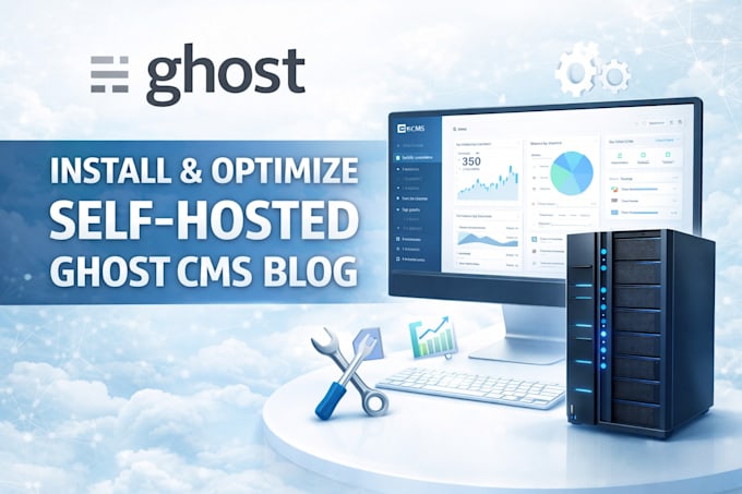install setup and optimise a self hosted ghost cms blog