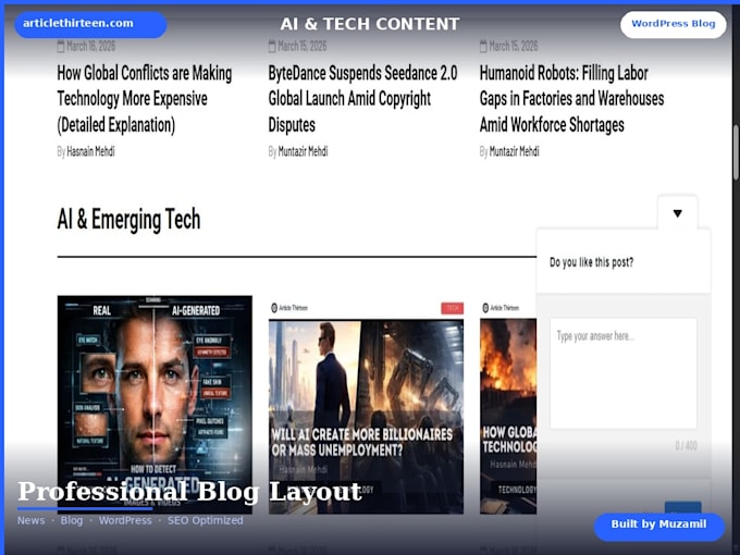 professional wordpress news portal website design and development
