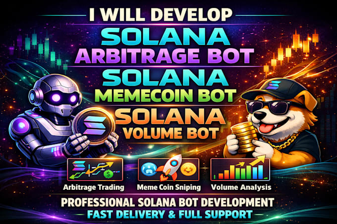 develop custom solana trading bot and automation tools