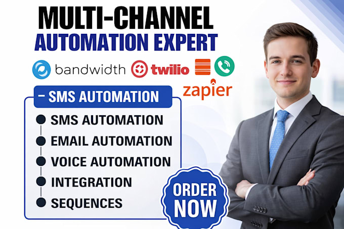 bandwidth sms email voice muilt channel automation squence