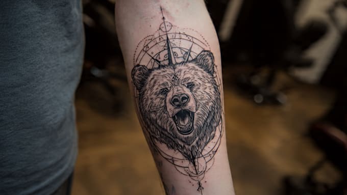 create an amazing custom tattoo design with my experience