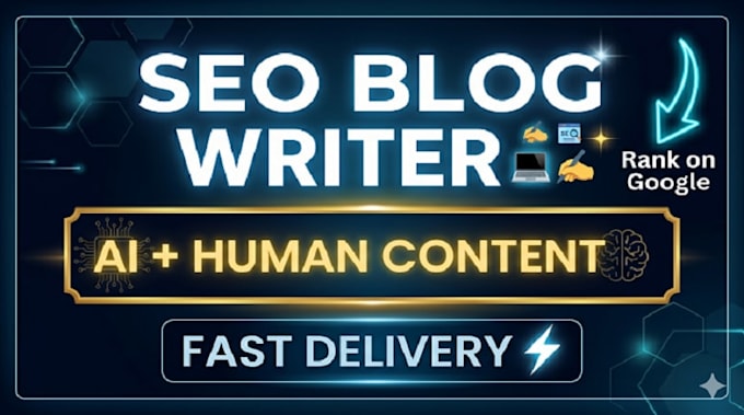 write SEO optimized blog posts and articles using ai with human touch