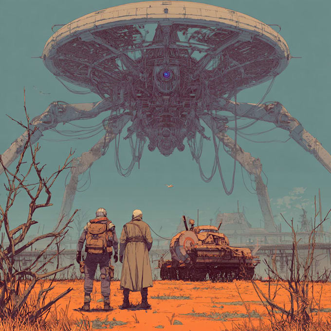 design sci fi illustration and sci fi sci fi illustration