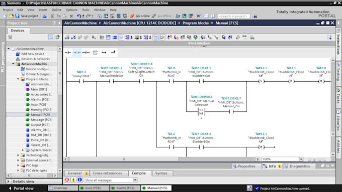 do plc program and hmi using siemens tia portal