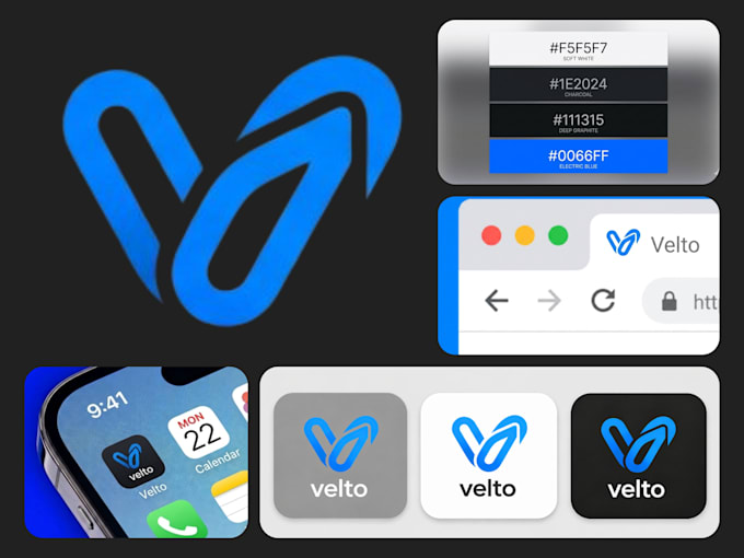 design a high end brand identity board with mockups
