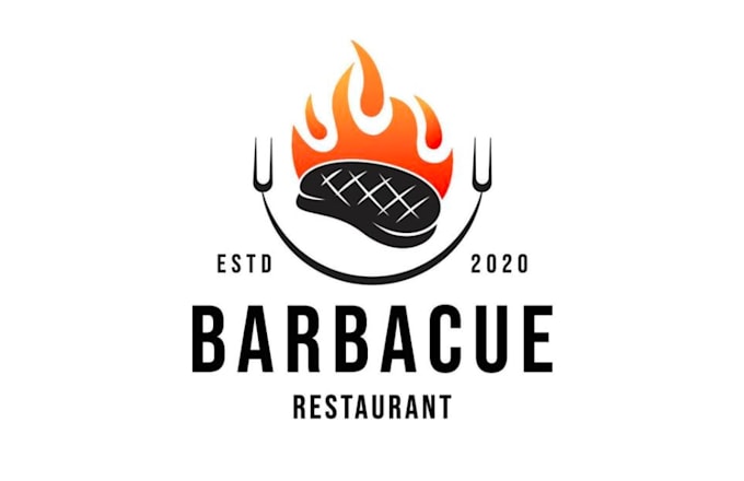 make awesome unique barbecue e sport mascot logo within two days design