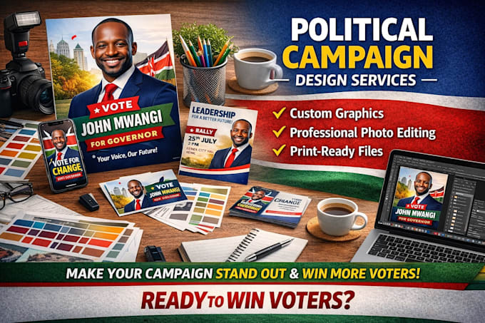 Design professional political campaign poster for elections by ...