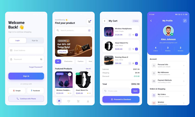 develop flutter app for android and ios mobile app development