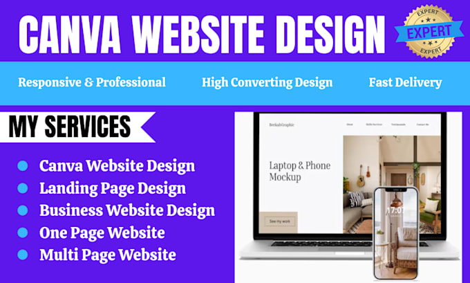 canva website design canva landing page website design