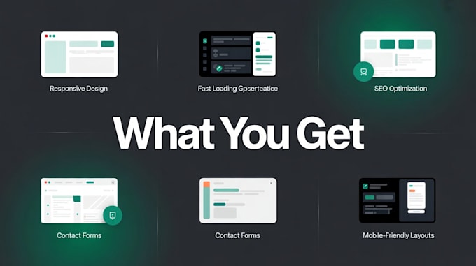 build modern landing page website with high conversion design
