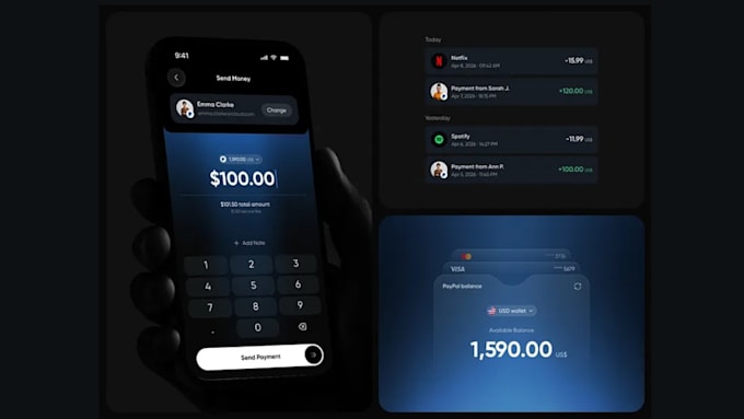 develop mobile banking app with security, kyc, API, payment gateway integration