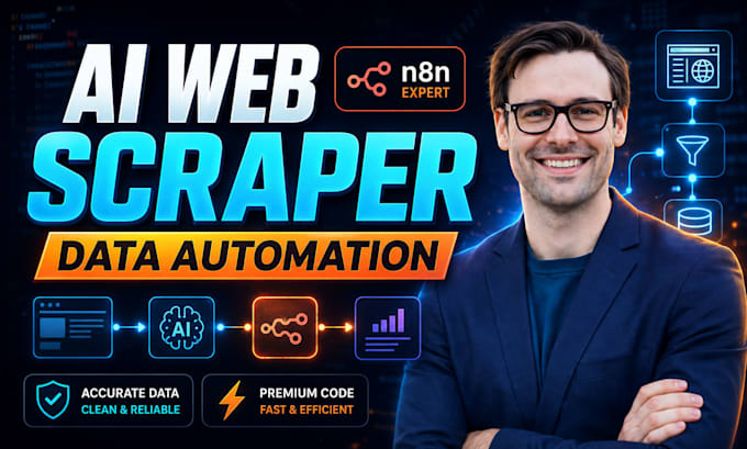 build ai web scraper data extraction and n8n automation agents
