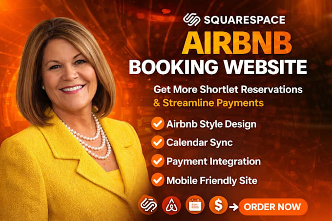squarespace airbnb booking website payment shortlet reservations calendar sync