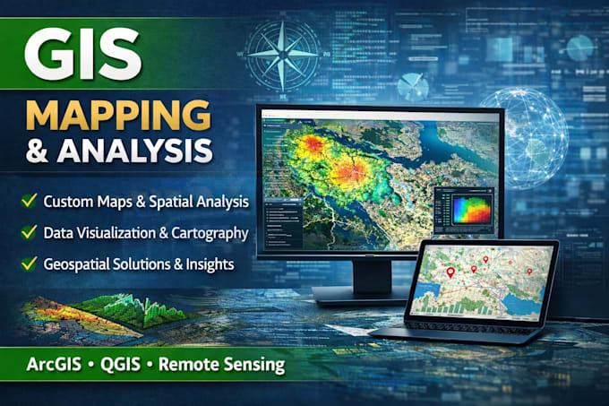 do gis mapping, remote sensing analysis and spatial data processing