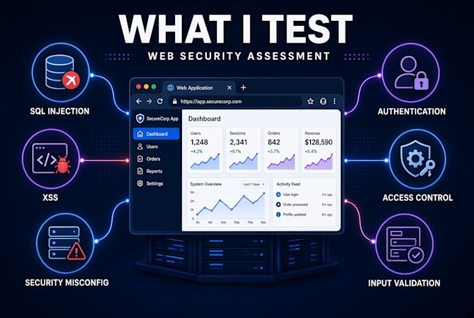 perform web application penetration testing and vulnerability assessment