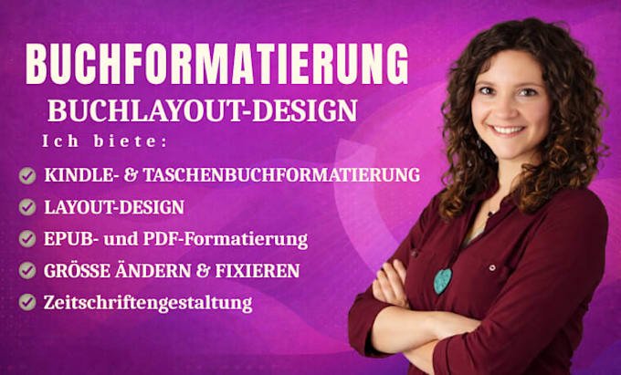 buchformatierung, layoutdesign, ebook und taschenbuchformatierung übernehmen