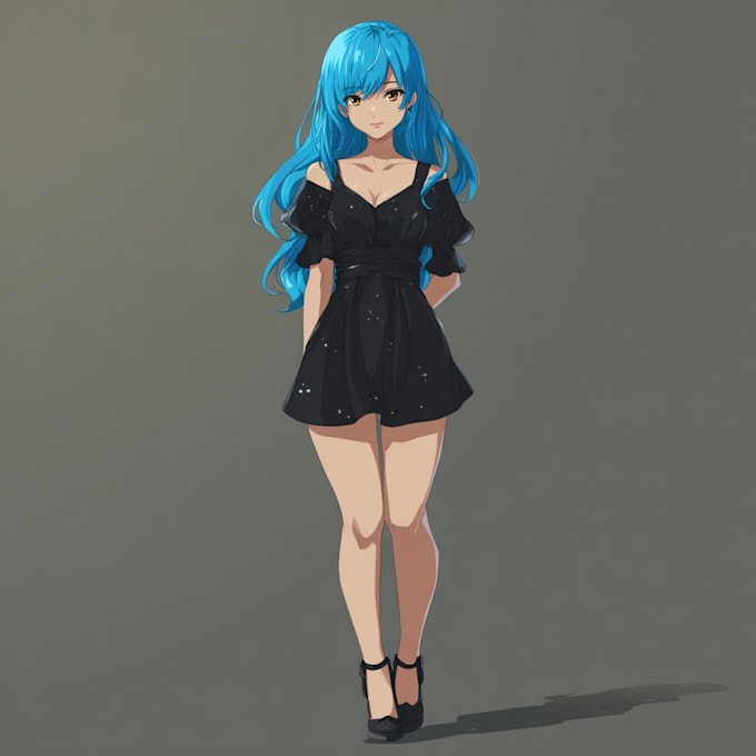 do anime character art