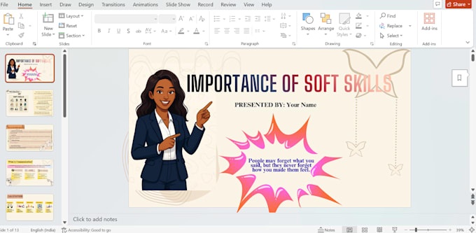 design professional powerpoint presentation for you