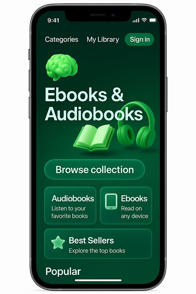build cbt system, library or marketplace app using ai no code