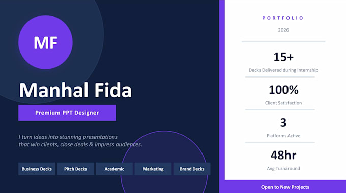 create modern pitch deck and powerpoint presentation design