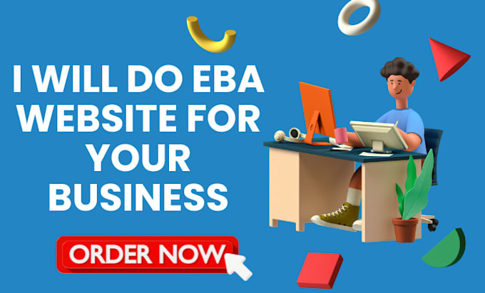 design eba website for you, eba landing page