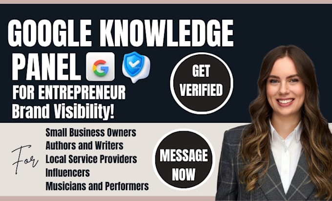 create optimize google knowledge panel for entrepreneur
