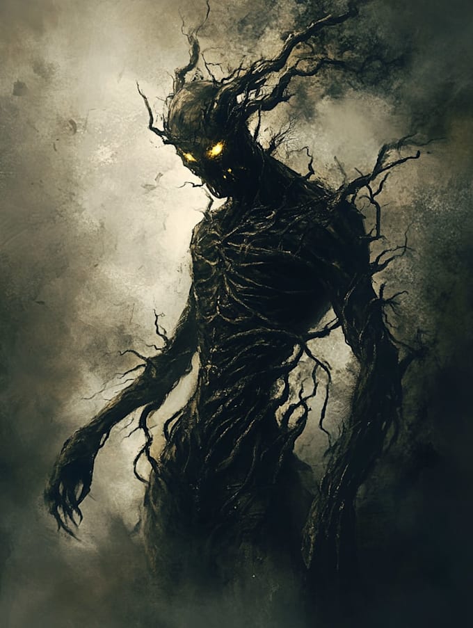 draw cute dark or cute horror illustrations