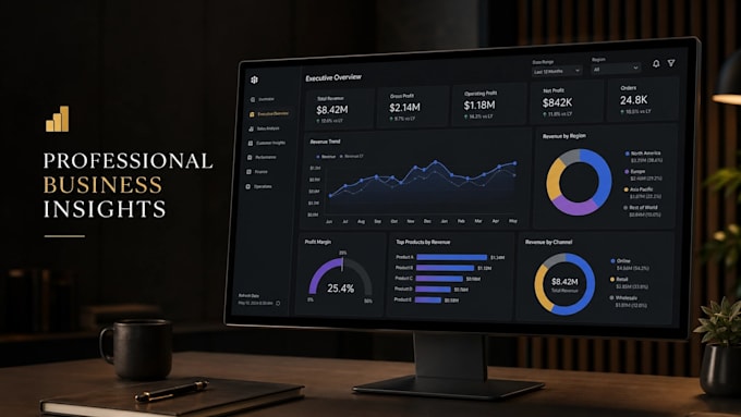 build interactive power bi dashboard