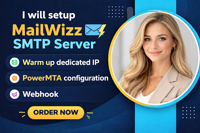 setup mailwizz SMTP server warm up dedicated IP powermta configuration webhook