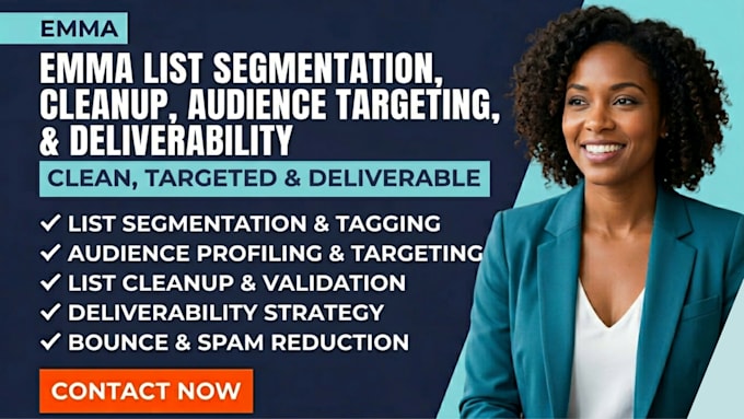 emma list segmentation emma list cleanup audience targeting email deliverability