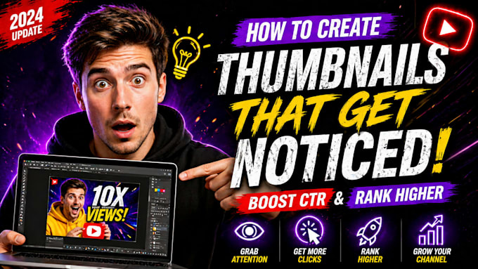 make pro youtube thumbnails