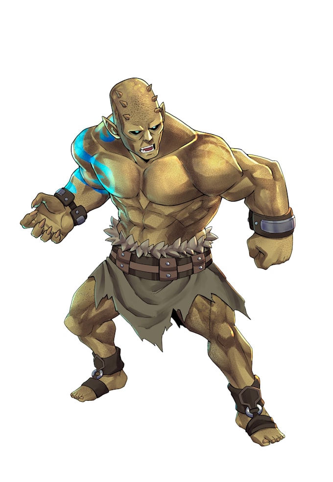 draw custom dnd character party or fantasy rpg illustration