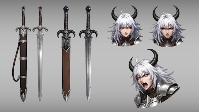 create characters, complete sheets, expressions and any pose