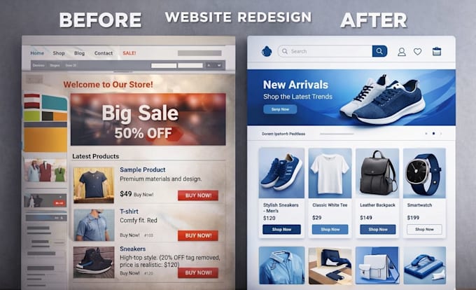 customize, fix and redesign woocommerce wordpress website professionally