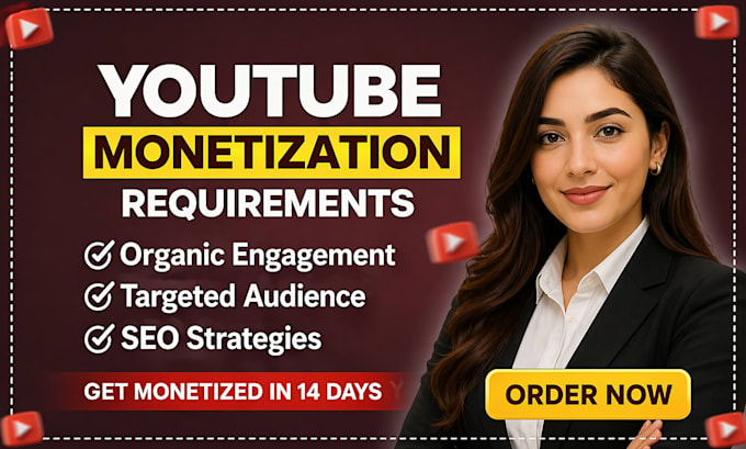 do organic youtube promotion for monetization