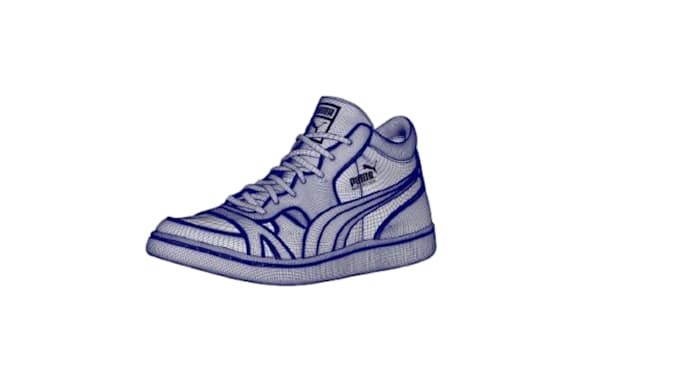 do 3d shoe modeling, 3d footwear design, 3d shoe rendering and animation