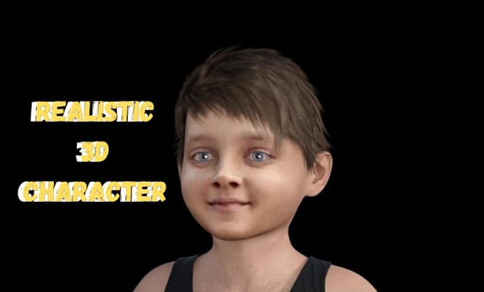 model high quality 3d realistic character, rendering, metaverse, texture, stl