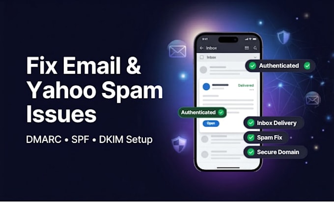 fix your gmail and yahoo email delivery with dmarc, spf, and dkim setup
