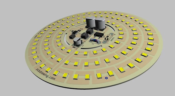 design pcb with enclosure, 3d case, product ready pcb, schematic, led board