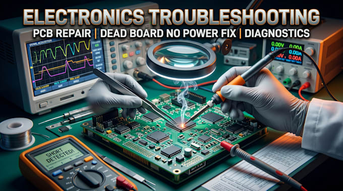 electronics troubleshooting, pcb repair dead board no power fix, diagnostics