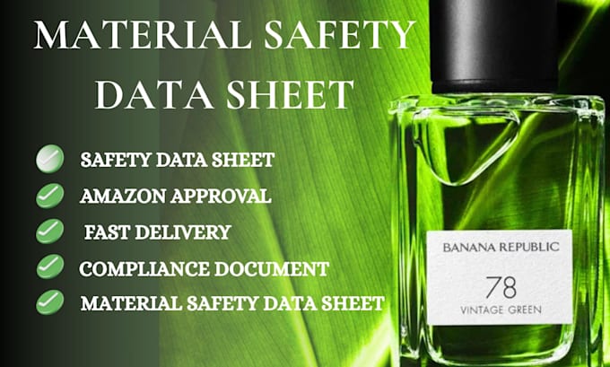 prepare safety data sheets,amazon compliance document