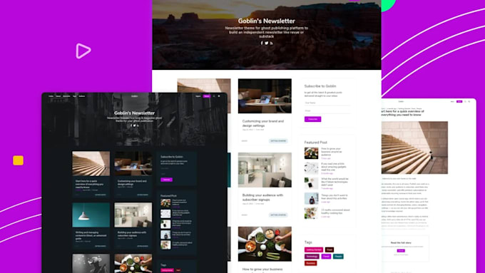 build ghost cms website, ghost cms newsletter, ghost cms blog, ghost cms migrate